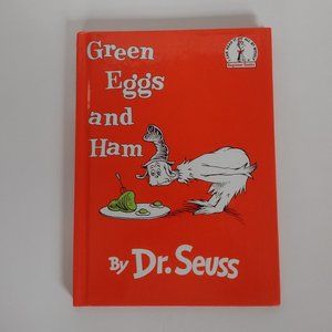 Green Eggs and Ham By Dr Seuss, Hardback, Beginner Book, Classic Childrens Lit